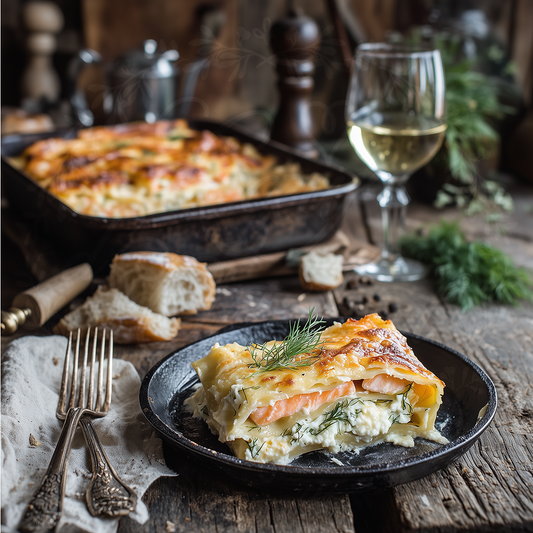 "Salmon Lasagna"