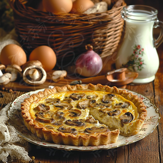 "Quiche aux Champignons" - Quiche aux Champignons