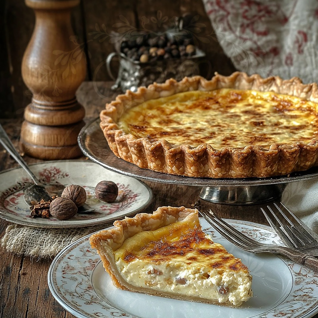 "Quiche Lorraine" - Bacon and Cheese Quiche