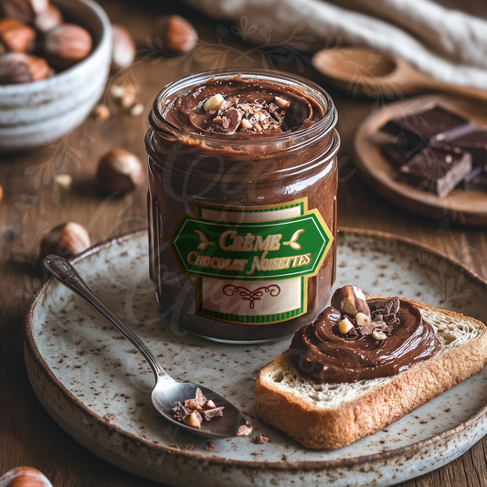 "Crème Chocolat Noisettes" - Hazelnut & Chocolate Spread