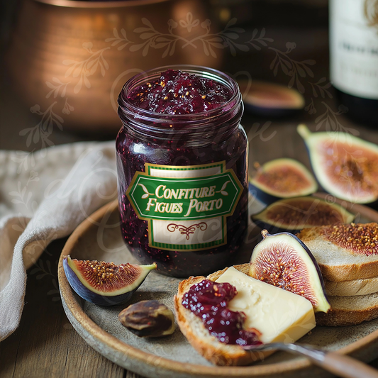 "Confiture Figues Porto" - Fig & Port Wine Jam